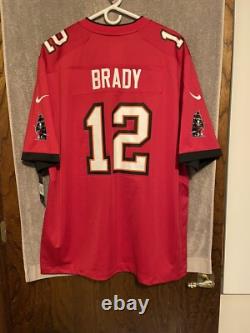 Nike Tom Brady Tampa Bay Buccaneers NFL Super Bowl LIV Game Jersey Men's 2XL NEW