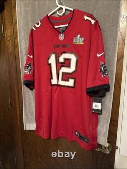 Nike Tom Brady Tampa Bay Buccaneers NFL Super Bowl LIV Game Jersey Men's 3XL NEW
