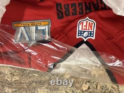 Nike Tom Brady Tampa Bay Buccaneers NFL Super Bowl LIV Game Jersey Men's L NEW