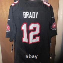 Nike Tom Brady Tampa Bay Buccaneers Super Bowl LV 55 Game NFL Jersey Men's Size