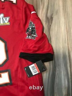 Nike Tom Brady Tampa Bay Buccaneers Super Bowl LV Game Bound Event Jersey (L)