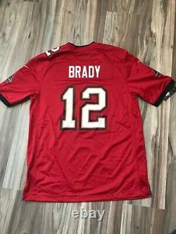 Nike Tom Brady Tampa Bay Buccaneers Super Bowl LV Game Bound Event Jersey (L)