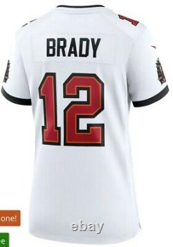 Nike Tom Brady Tampa Bay Buccaneers Women's Super Bowl LV Bound White Jersey 2XL