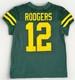 Nike Vapor Elite Green Bay Packers Aaron Rodgers Throwback Jersey Sz 44 Nfl New