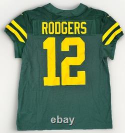 Nike Vapor Elite Green Bay Packers Aaron Rodgers Throwback Jersey Sz 44 NFL New