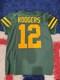 Nike Vapor Elite Green Bay Packers Aaron Rodgers Throwback Jersey Sz 44 Nfl New