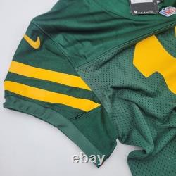 Nike Vapor Elite Green Bay Packers Aaron Rodgers Throwback Jersey Sz 44 NFL New
