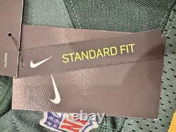 Nike Vapor Elite Green Bay Packers Aaron Rodgers Throwback Jersey Sz 44 NFL New