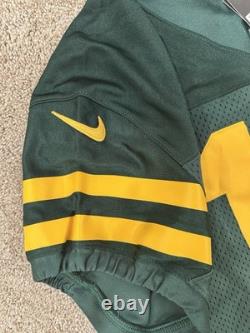 Nike Vapor Elite Green Bay Packers Aaron Rodgers Throwback Jersey Sz 44 NFL New