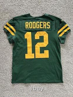 Nike Vapor Elite Green Bay Packers NFL Aaron Rodgers MVP Throwback Jersey