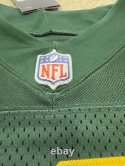 Nike Vapor Elite Green Bay Packers NFL Aaron Rodgers Throwback Jersey Size 44