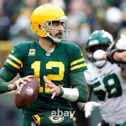 Nike Vapor Elite Green Bay Packers NFL Aaron Rodgers Throwback Jersey Size 44