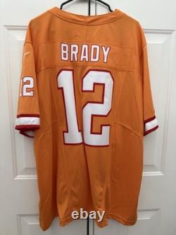 Nike Vapor F. U. S. E. Limited Tampa Bay Buccaneers Tom Brady 3XL Orange Jersey