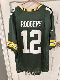 Nike Vapor Limited Aaron Rodgers Green Bay Packers NFL Jersey Size XXL