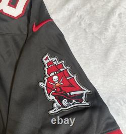 Nike Vapor Tampa Bay Bucs Pewter Football Jersey Mens Size L Gronkowski On Field