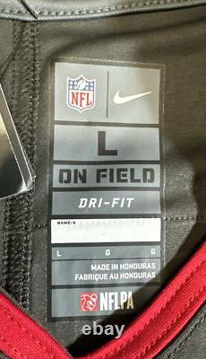 Nike Vapor Tampa Bay Bucs Pewter Football Jersey Mens Size L Gronkowski On Field
