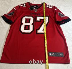 Nike Vapor Tampa Bay Bucs Red Football Jersey Mens SZ L Gronkowski On Field New