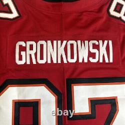 Nike Vapor Tampa Bay Bucs Red Football Jersey Mens SZ L Gronkowski On Field New