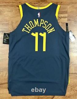 Nike Vaporknit GSW The Bay Klay Thompson Authentic Jersey AH6209-430 Size 48 L