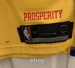 Nike Warriors Stephen Curry Authentic NBA City Chinese Bay CNY Jersey XL 52