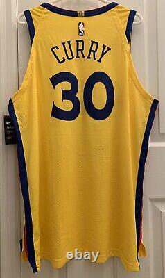 Nike Warriors Stephen Curry Authentic NBA City Chinese Bay CNY Jersey XL 52