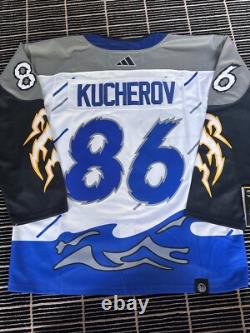 Nikita Kucherov #86 Tampa Bay Lightning Reverse Retro NHL Hockey Jersey Large
