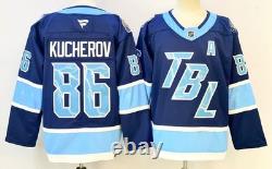Nikita Kucherov #86 Tampa Bay NHL Stadium Series Jersey New Size Medium (50)