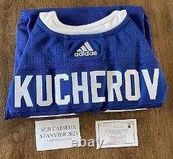 Nikita Kucherov Addidas Pro Autographed Jersey