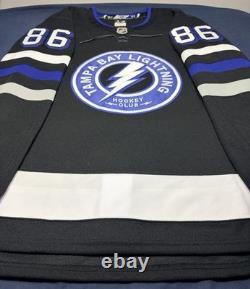 Nikita Kucherov Fanatics Premium Tampa Bay Lightning 3rd Jersey Size 56