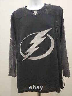 Nikita Kucherov Tampa Bay Lightning Black Adidas Mens Jersey (54) XL new