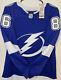 Nikita Kucherov Tampa Bay Lightning Blue Home Adidas Authentic Jersey- Sz 42