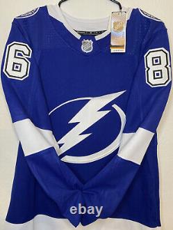 Nikita Kucherov Tampa Bay Lightning Blue Home Adidas Authentic Jersey- Sz 42