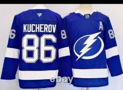 Nikita Kucherov Tampa Bay Lightning Fanatics Home Jersey M NWT