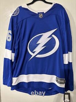 Nikita Kucherov Tampa Bay Lightning Fanatics Jersey Authentic Stitch NHL Hockey