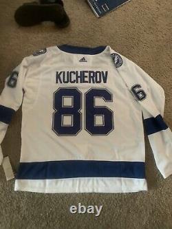 Nikita Kucherov Tampa Bay Lightning Stanley Cup Size 60 3XL Adidas Jersey