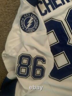 Nikita Kucherov Tampa Bay Lightning Stanley Cup Size 60 3XL Adidas Jersey