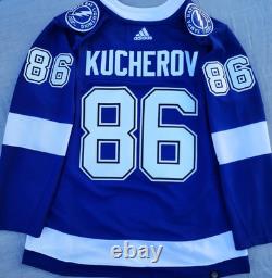 Nikita Kucherov Tampa Bay Lightning adidas Primegreen Authentic Jersey 56-2XL