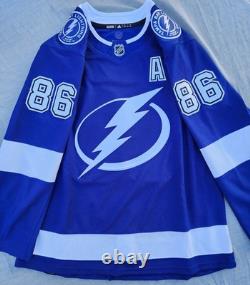 Nikita Kucherov Tampa Bay Lightning adidas Primegreen Authentic Jersey 56-2XL