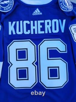 Nikita Kucherov Tampa Bay Lightning adidas Primegreen Authentic Jersey 56-2XL