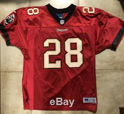 Nwot Authentic Adidas Warrick Dunn Tampa Bay Buccineers Jersey 48