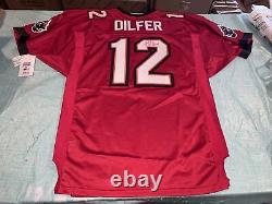 Nwt Adult 52 Dual Auto TRENT DILFER TAMPA BAY BUCCANEERS WILSON AUTHENTIC JERSEY