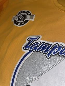 Nwt Authentic 58 Ccm Tampa Bay Lightning Practice Jersey Yellow New Mic