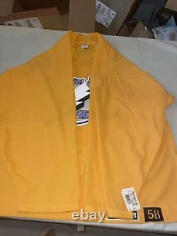 Nwt Authentic 58 Ccm Tampa Bay Lightning Practice Jersey Yellow New Mic