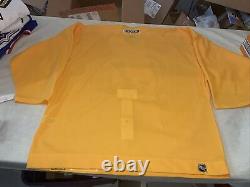 Nwt Authentic 58 Ccm Tampa Bay Lightning Practice Jersey Yellow New Mic