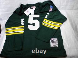 Nwt Green Bay Packers Mitchell & Ness Paul Hornung 1961 Throwback Jersey 50