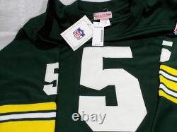 Nwt Green Bay Packers Mitchell & Ness Paul Hornung 1961 Throwback Jersey 50