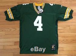 Nwt Mens Green Bay Packers Brett Favre Reebok Helmet Tag Jersey Size 50