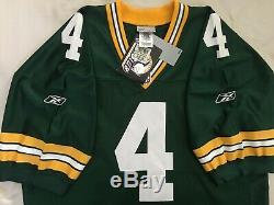 Nwt Mens Green Bay Packers Brett Favre Reebok Helmet Tag Jersey Size 50