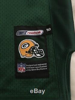 Nwt Mens Green Bay Packers Brett Favre Reebok Helmet Tag Jersey Size 50