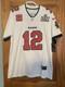 Nwt White Tampa Bay Bucs Tom Brady Superbowl 55 Football Jersey, Size Large